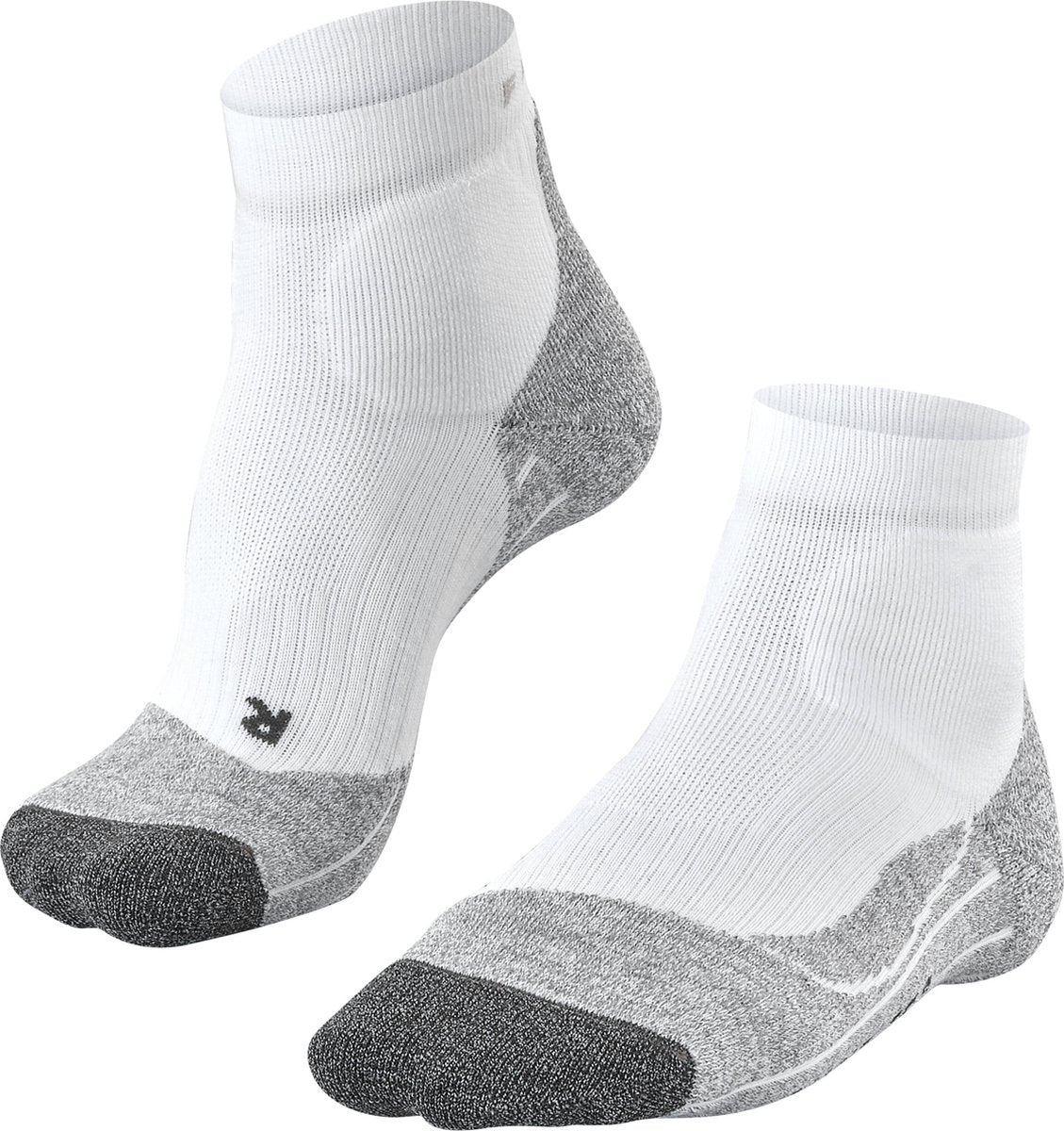 Falke te2 kurze Anti-Blasen-Baumwoll-Funktionsmaterial-Tennissocken Herren weiß - Größe 44-45