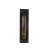 Decoris Spitzenglas Goldglanz 26cm