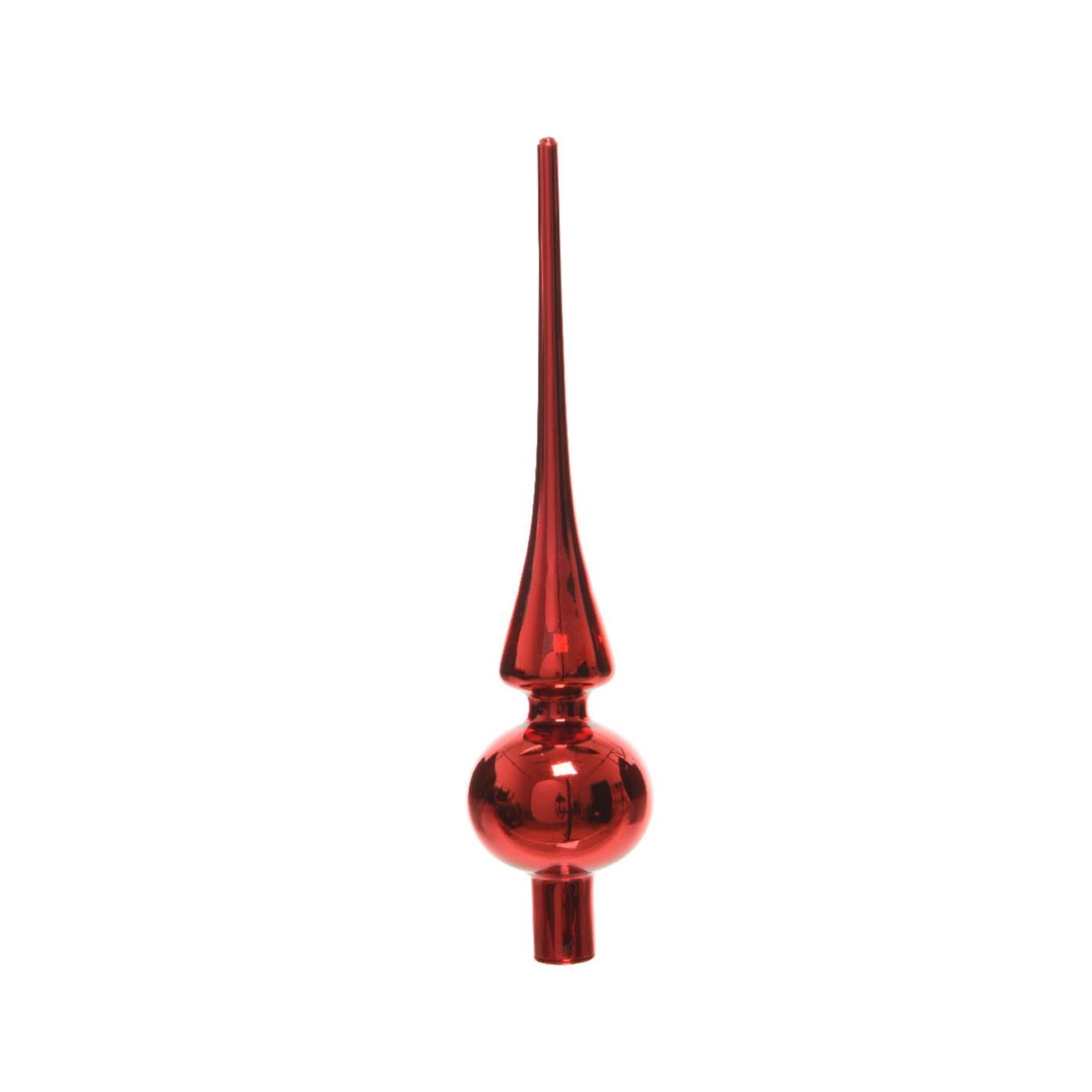Decoris Peak Glasglanz Weihnachtsrot 26cm