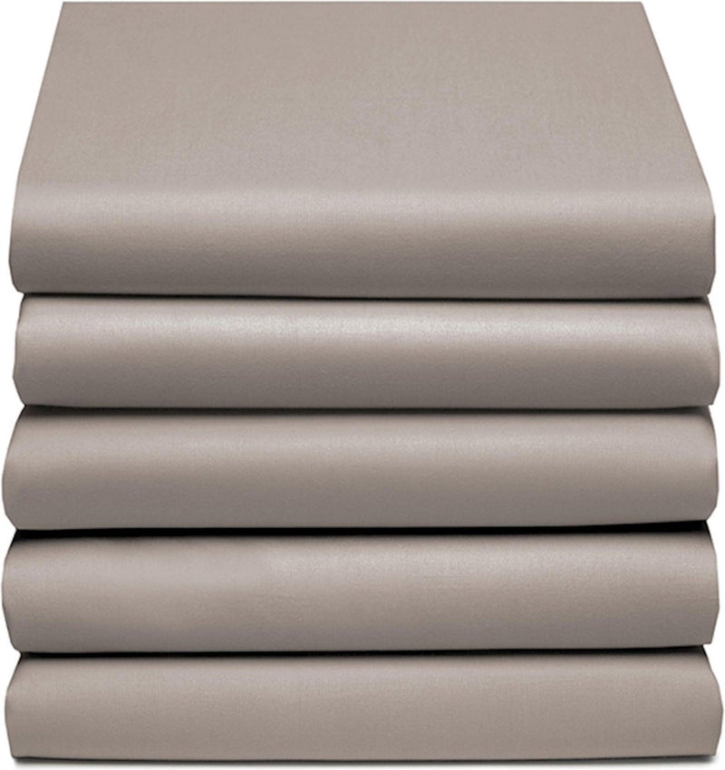 Cinderella-Wochenende-Spannbettlaken – Topper – Baumwolle – 180 x 200 cm – bis 15 cm – Taupe