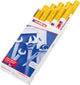 Edding 750 Lackmarker gelb – Rundspitze – 2–4 mm – Packung mit 10 Stück