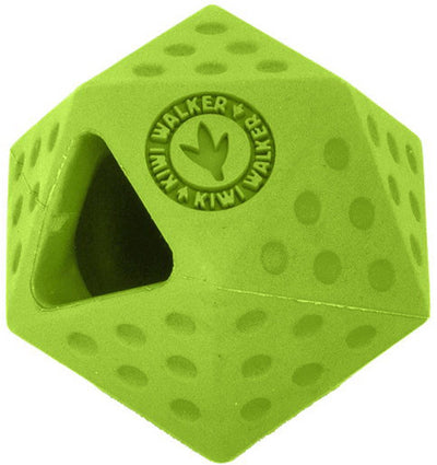 Kiwi Walker ** Hundespielzeug - Let's Play - Icosaball grün TPR - 6 x 7 cm - Futterspender - Apportieren - schwebend, hüpfend - sehr stark