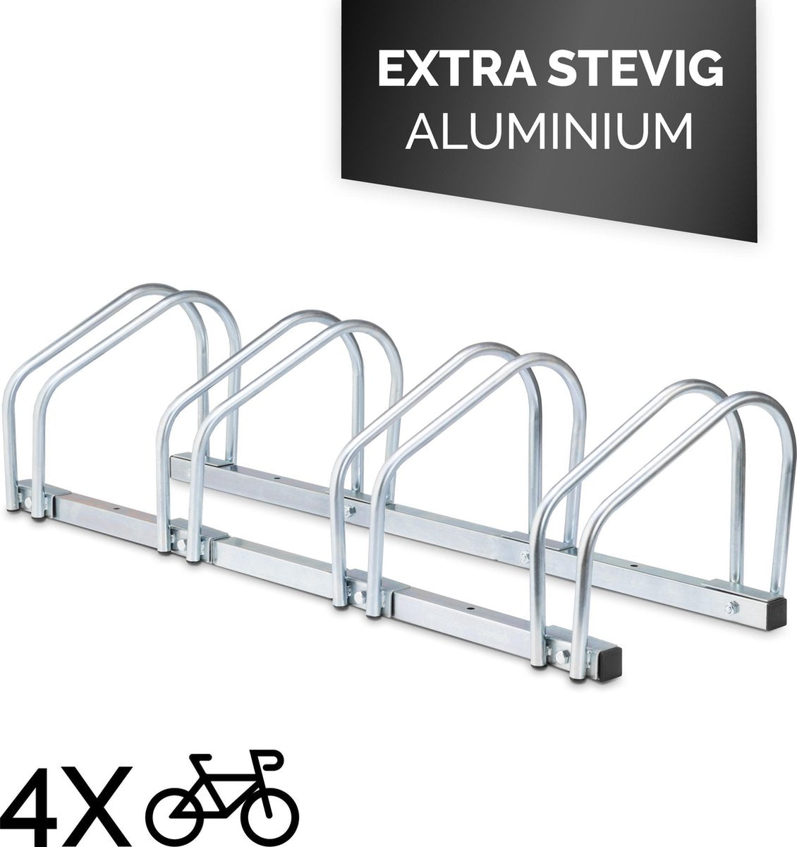 Dunlop Fahrradträger für 4 Fahrräder – Aluminium – platzsparend