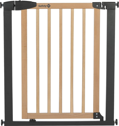 Safety 1st Safety1st Einfach schließen – Treppenschutzgitter – Holz und Metall – 73 cm bis 80 cm