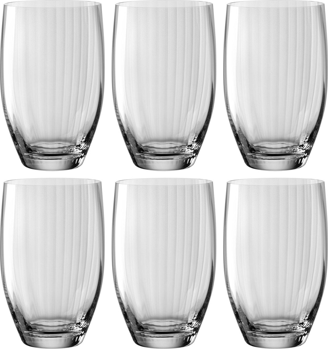 Leonardo Poesia Longdrinkglas 460 ml grau – 6er-Set
