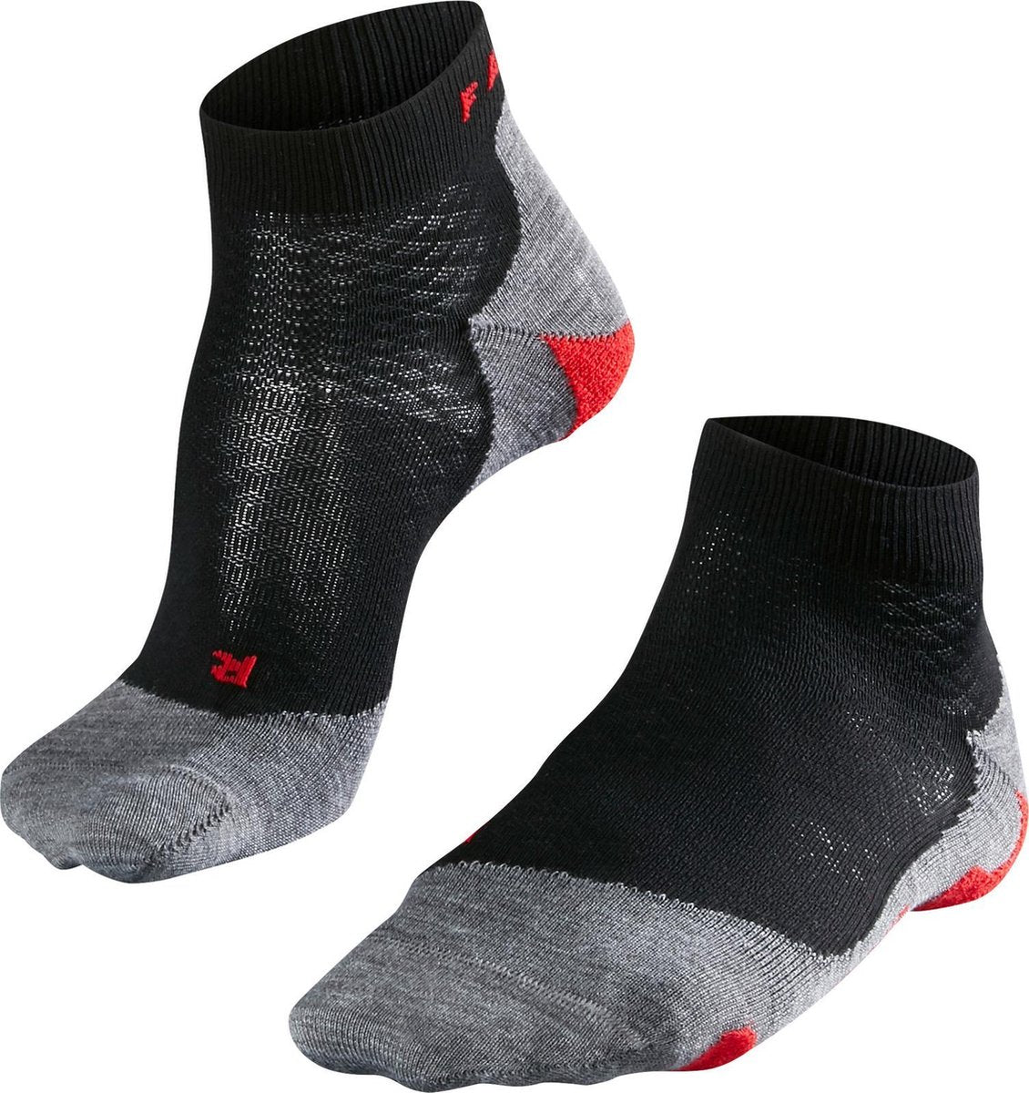 Falke ru5 kurze Anti-Blasen-Funktionsmaterial-Laufsocken Damen Schwarz - Größe 41-42
