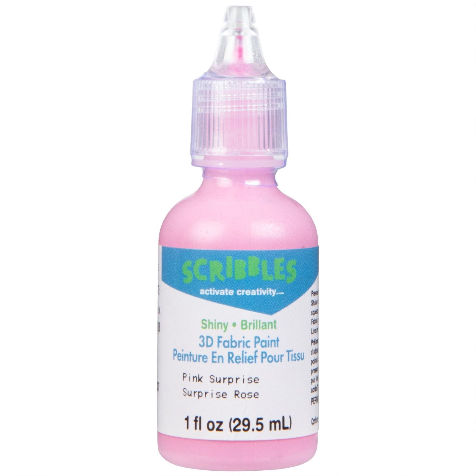 Kritzeleien • 3D-Textilfarbe glänzend 29,5 ml rosa Überraschung