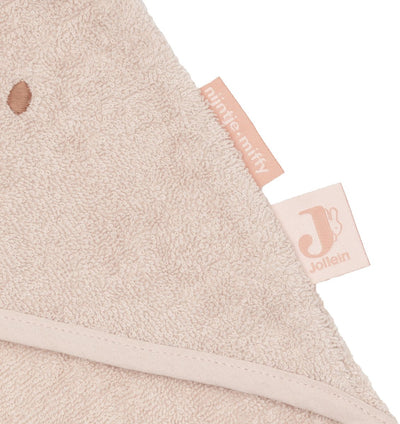 Jollein Badeumhang aus Frottee, 75 x 75 cm, Miffy-Seidenrose