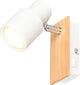 Rl lebe deine Lichtrealität Pierre - Spot - weiß matt - exkl. 1x GU10 3W - Wand- und Deckenmontage - geeignet für Festmontage oder Stecker - Casalum