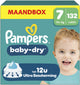 Pampers Baby-Dry Größe 7 – 132 Windeln – 15 kg+ – Monatsbox