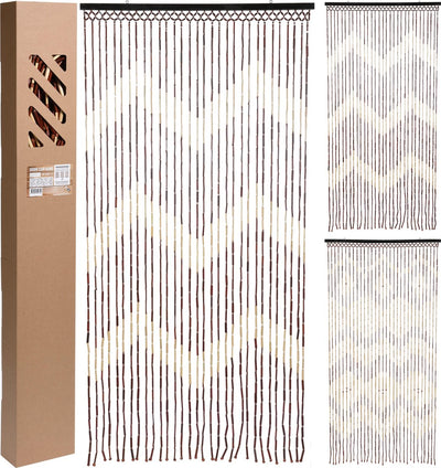 Markenloser Sans-Marque-Vorhang H S Collection Außentür Bambus 90 x 180 cm