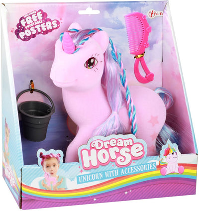 Traumpferd Einhorn mit Accessoires