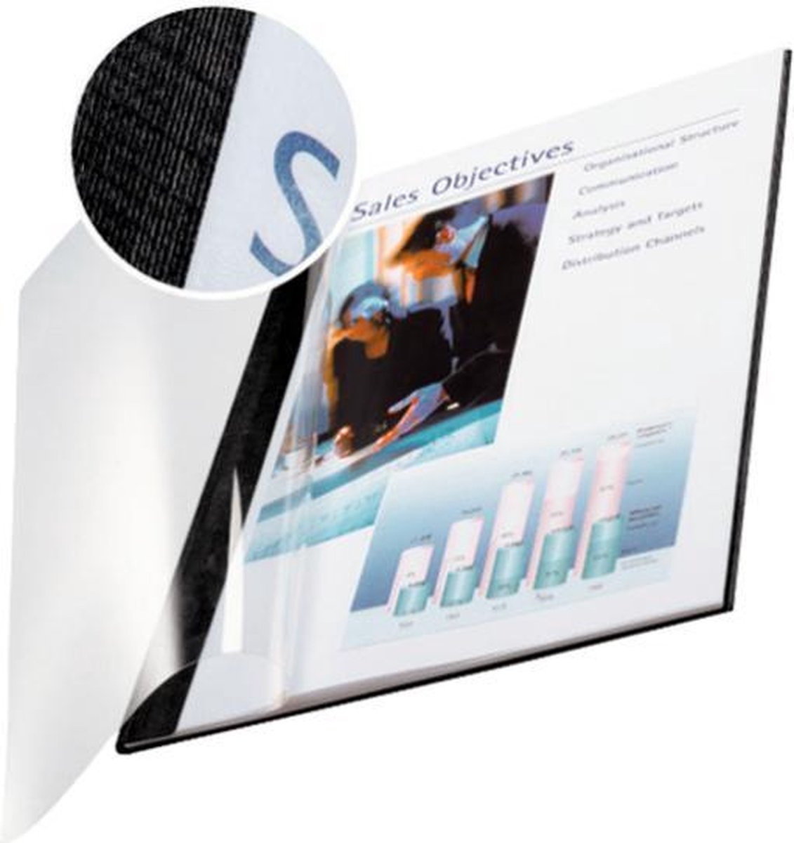 Leitz impressbind flexible Hüllen – 7,0 mm – schwarz – 10 Stück