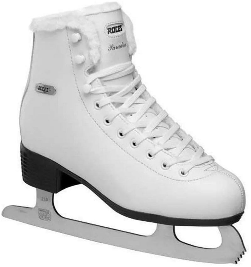 Roces – Paradise Eco Fur – Eiskunstlauf – Skating Damen – weiß – Eco Fur Warmfutter klassische Stabilität – Größe EU 39