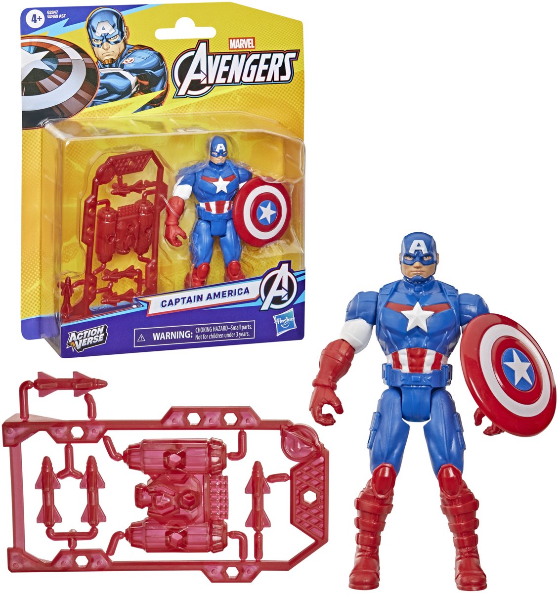 Marvel Avengers Actionverse Captain America – Actionfigur 11 cm