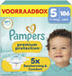 Pampers Premium Protection Größe 5 – 186 Windeln – 11 kg–16 kg – Aufbewahrungsbox