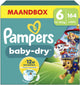 Pampers Baby-Dry Paw Patrol Edition Größe 6, 164 Windeln, 13 kg–18 kg