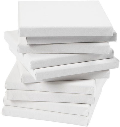 Creativ Company Keilrahmen, D: 1,6 cm, Größe 20x20 cm, 280 g, weiß, 80 Stück 1 Karton
