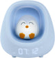 Bigben Hibuddies Hibuddies Nestkids Nachtlampe mit Wecker für Kinder – Schnee der Pinguin