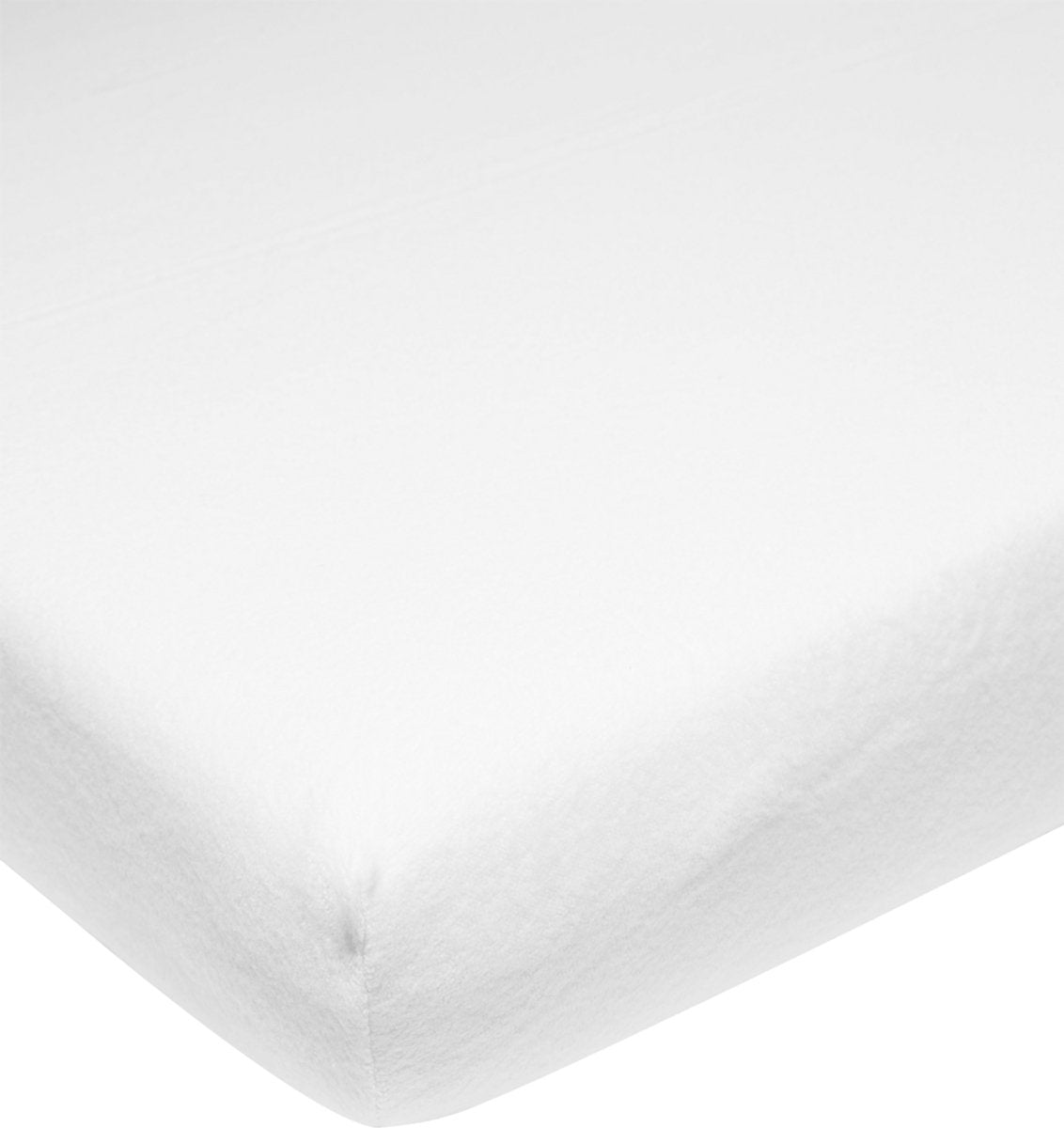Meyco Baby Uni Molton Stretch Spannbetttuch Juniorbett – weiß – 70 x 140 x 150 cm