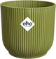 Elho Vibes Fold Round 14 – Blumentopf für den Innenbereich – 100 % recycelter Kunststoff – ø 14,1 x H 12,9 cm – Farngrün