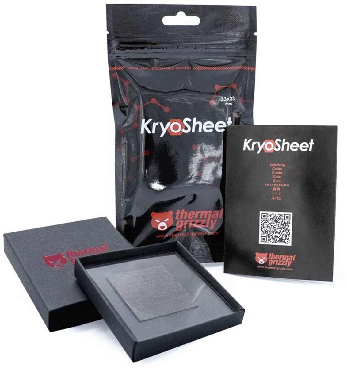 Thermal Grizzly Cryosheet 33x33 - Thermomatte - 33 x 33 - 1 Matte