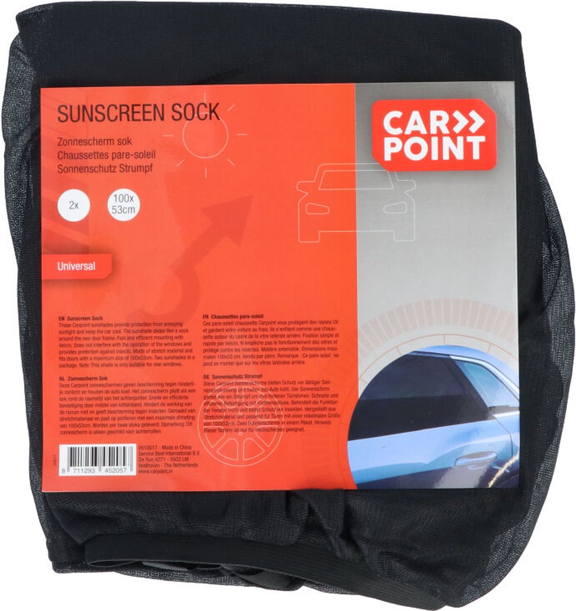 Carpoint Sonnenschirmsocke 100x53cm 2 Stück