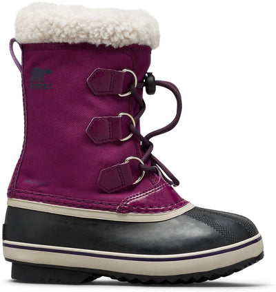 Sorel Yoot Pac™ Nylon WP Jugend-Unisex-Schneestiefel – Wild Iris, dunkle Pflaume – Größe 39