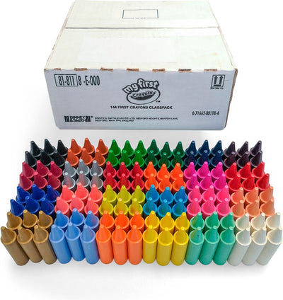 Crayola – Kreide – 144 Jumbo-Buntstifte – Schulverpackung