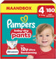 Pampers Baby-Dry Pants Windelhose Größe 4 – 180 Windelhose – 9kg-15kg – Monatsbox