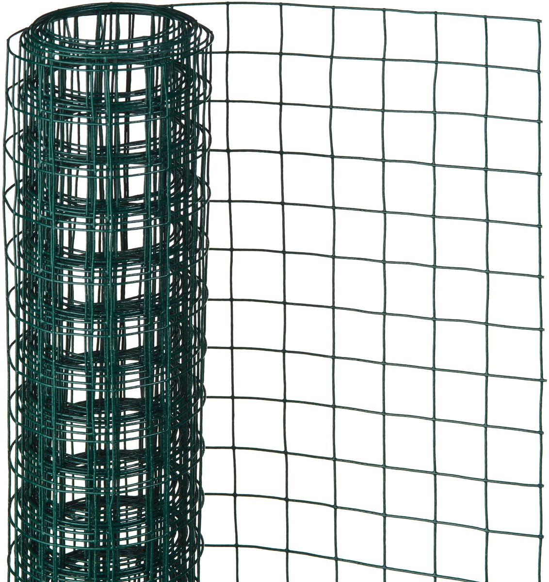 Natur – verzinktes Stahlgeflecht – 5 x 1 m – grün – 12,7 mm Maschenweite
