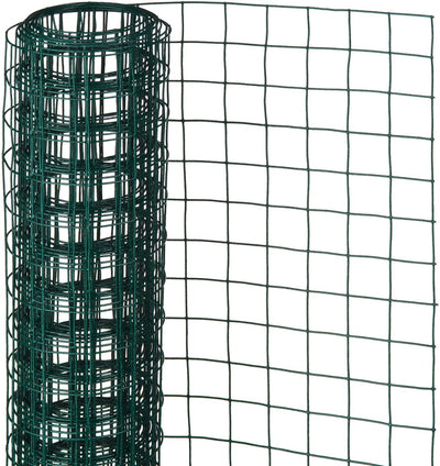 Natur – verzinktes Stahlgeflecht – 5 x 1 m – grün – 12,7 mm Maschenweite