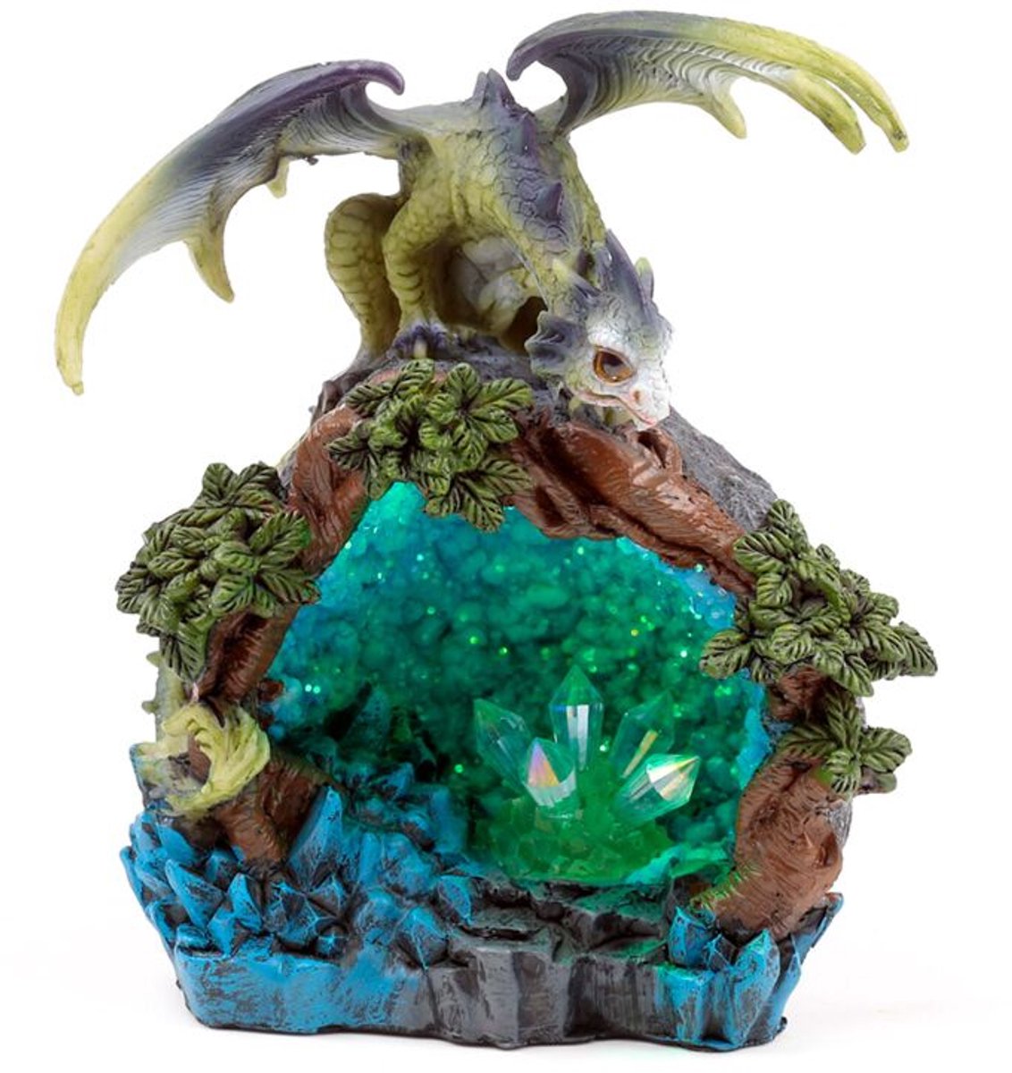 Süße Träume Baby Drache LED Waldkristall Raum
