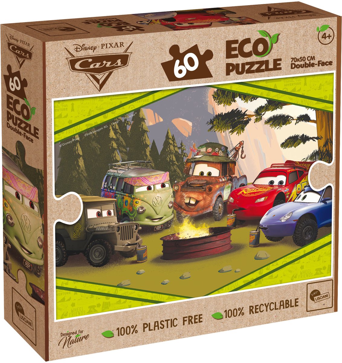 Lisciani Disney Eco Puzzle DF Cars 60