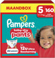 Pampers Baby-Dry Pants Windelhose Größe 5 – 160 Windelhose – 11kg-17kg – Monatsbox