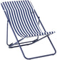 Lafuma Maxi Transat – Strandstuhl – faltbar – verstellbar – Airlon – Indigo (blau) gestreift