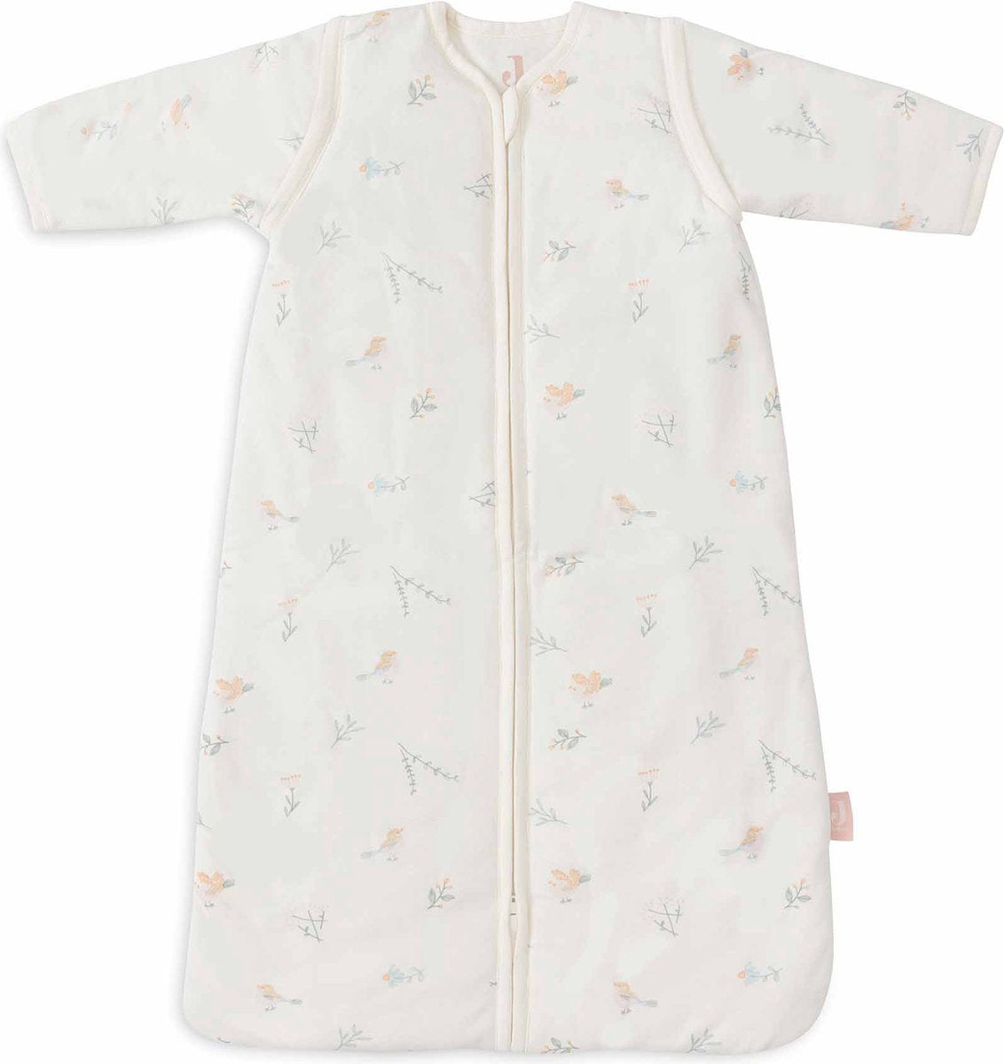 Jollein Babyschlafsack Winter mit abzippbarer Hülle 110 cm – schöne Vögel – Winterschlafsack
