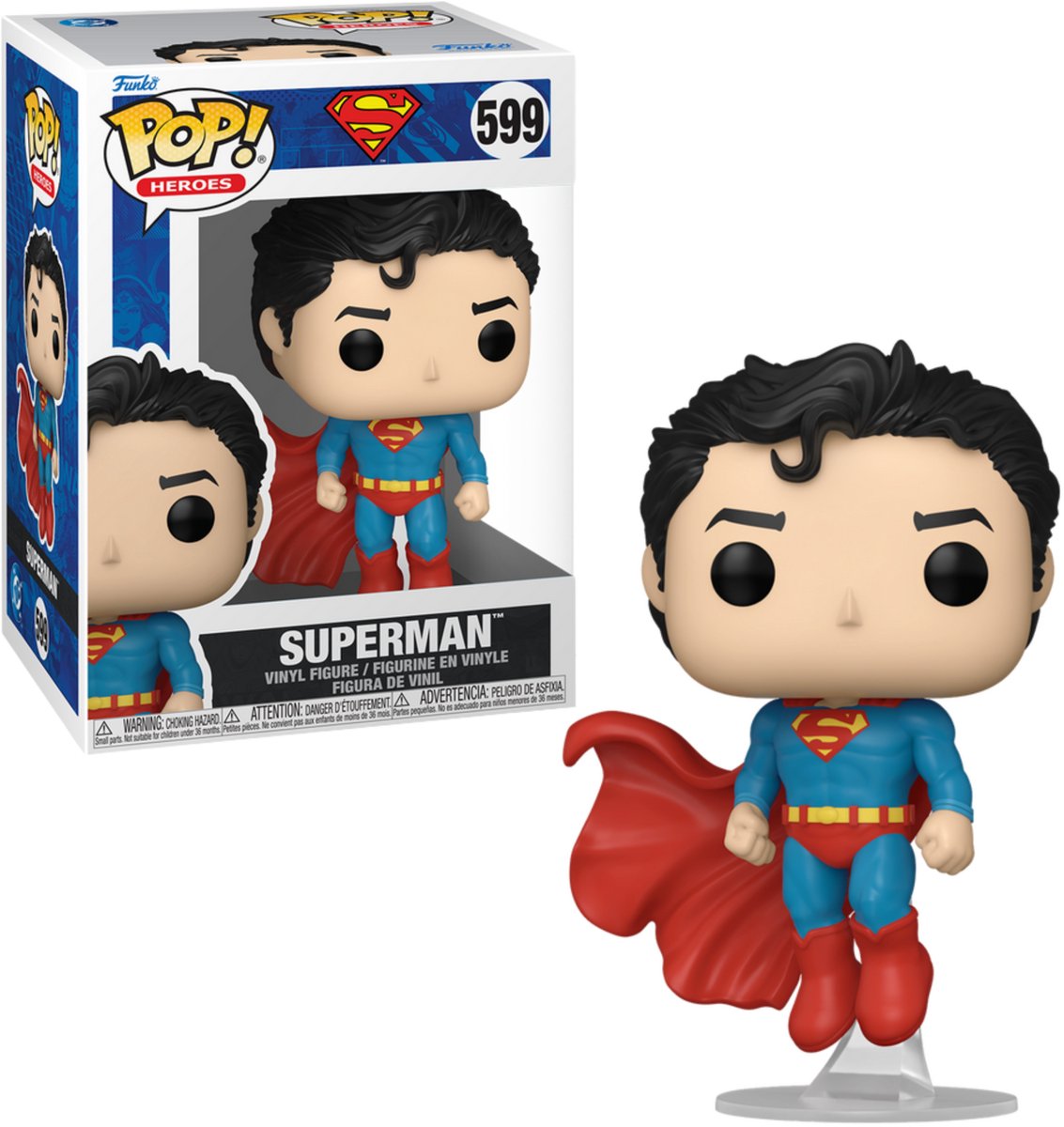 Funko Superman Superman Vinylfigur 599 Unisex Pop! - neutral - Standard