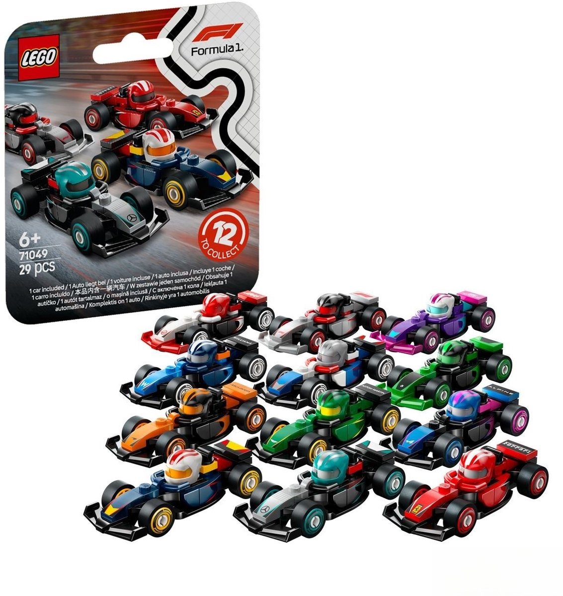 LEGO 71049 Minifiguren F1® Rennwagen