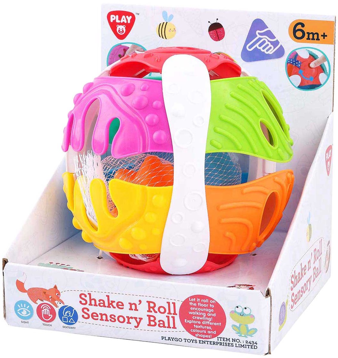 Playgo Shake and Roll Sensorball - 3 Stk.