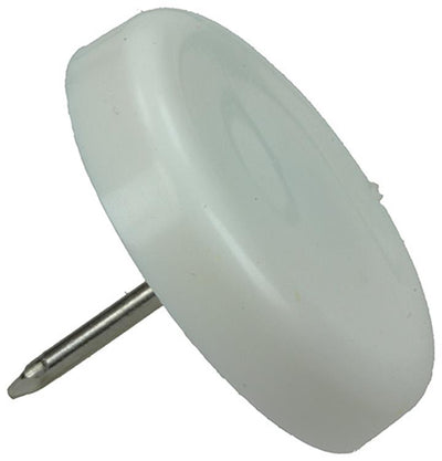 Mack 1047753 - Stuhlgleiter Nagel Kunststoff weiß ø 28 mm 4 Stück | 6 Stück