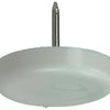 Mack 1047753 - Stuhlgleiter Nagel Kunststoff weiß ø 28 mm 4 Stück | 6 Stück