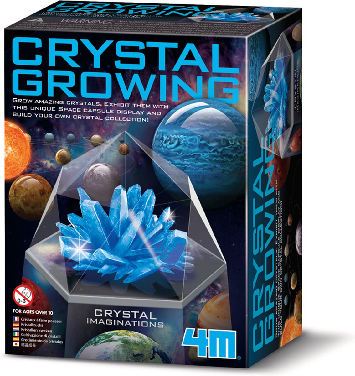 4 m Wissenschaft und Spiel – Kristallzucht – Weltraum – Kristallzucht – Blau – 10+