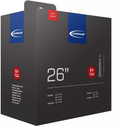 Schwalbe Inner Tube SV13J, Fatbike 26 x 3.50-4.80. ETRTO 90 120-559, Ventil: Sclaverand french 40mm