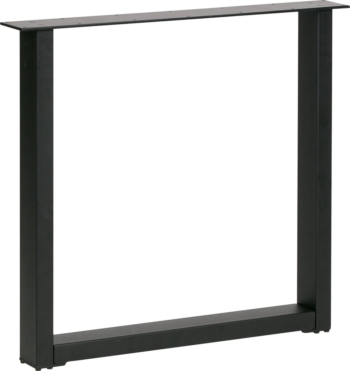 Woood Tablo U-Bein Maastricht 1 Stück - Metall - Schwarz - 72x79x10