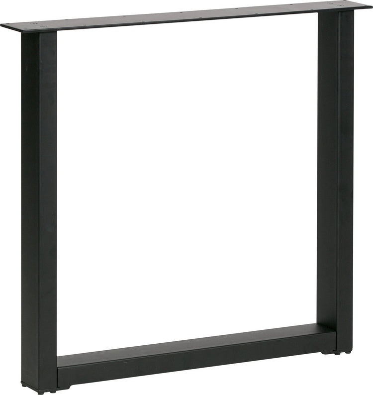 Woood Tablo U-Bein Maastricht 1 Stück - Metall - Schwarz - 72x79x10