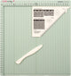 Vaessen Creative Scoring Board – Score Easy – 30,5 x 30,5 cm – mit Klappbein und Lineal – in cm – Minze