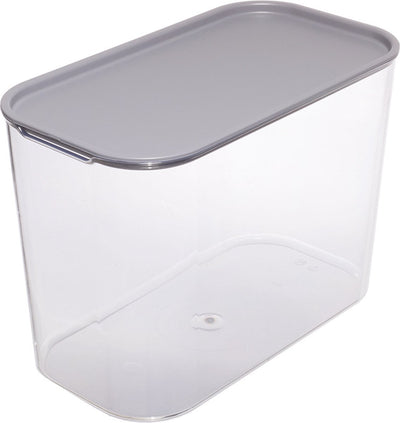 Idesign – id wallspace Aufbewahrungsbox mit Deckel hoch – recycelter Kunststoff – transparent
