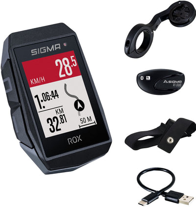 Sigma rox 11.1 evo gps hr set zw zw kurz butler+ant+ ble borstr+usb-c