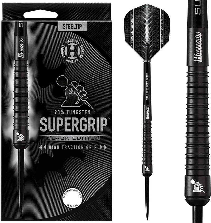 Harrows – Supergrip Black Edition 90 % Wolfram 22 g Darts